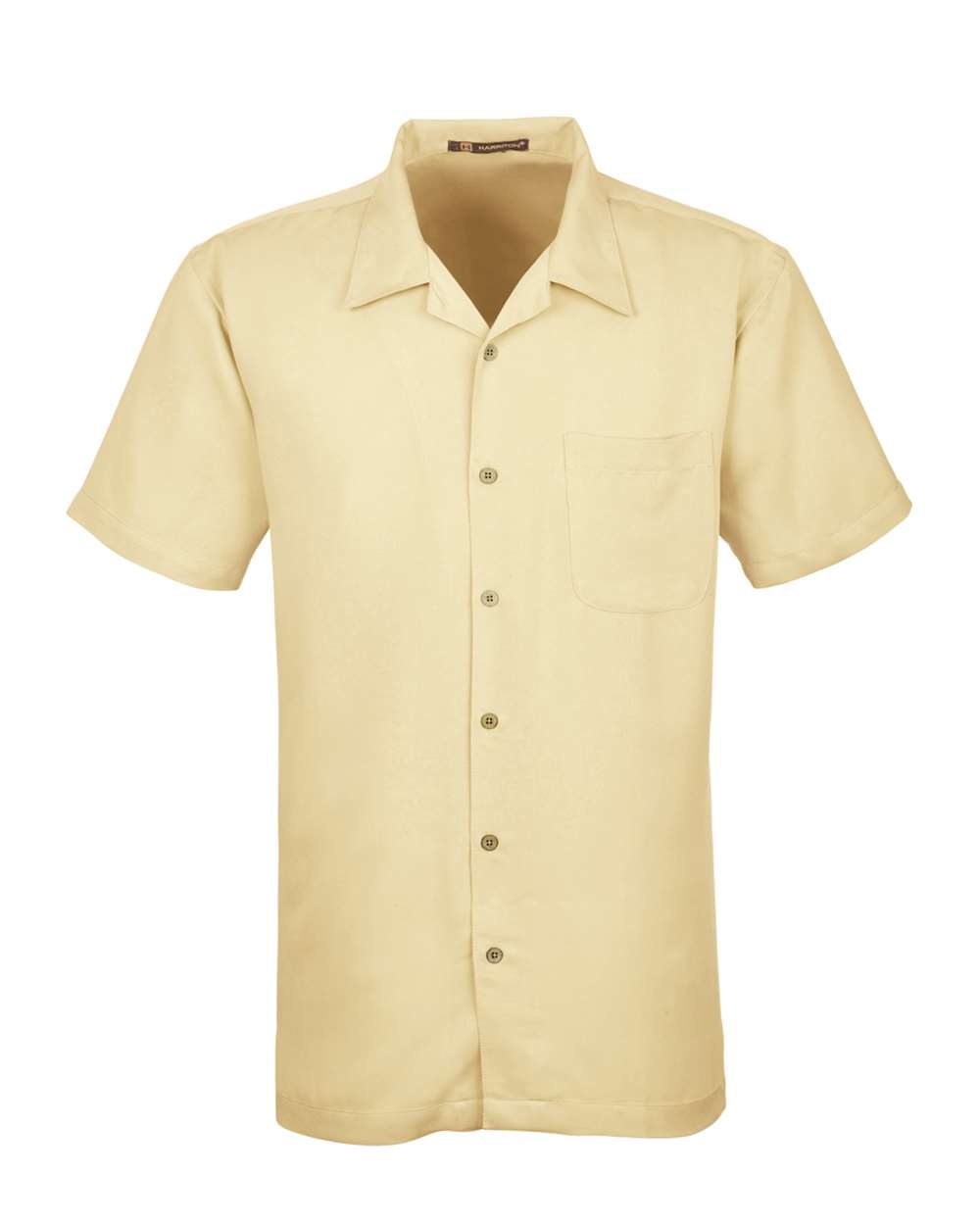 Front View of Sand Men's Bahama Cord Camp Shirt - M570