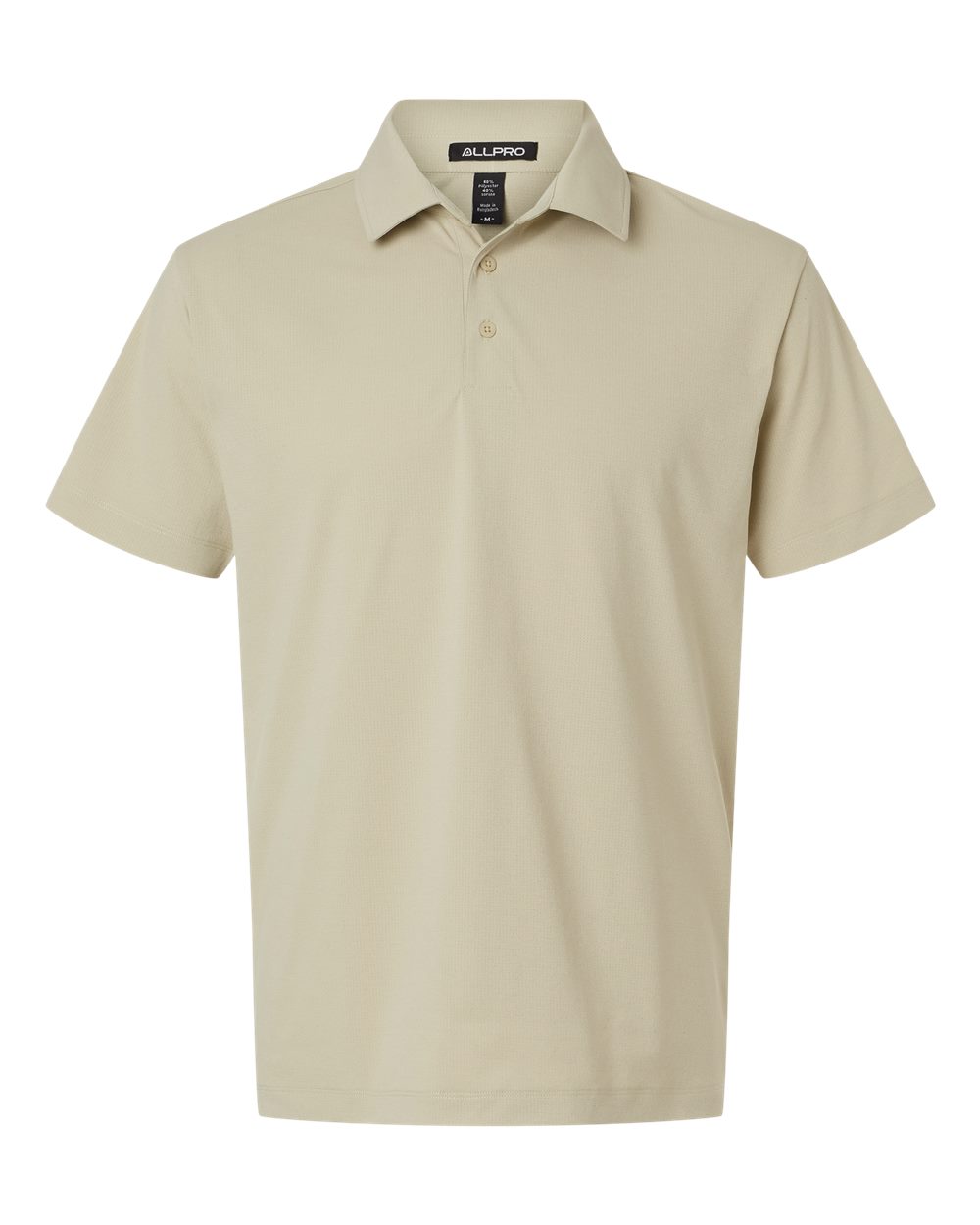 Front View of Sand Pro-Flex Sorona® Polo - 41SP0