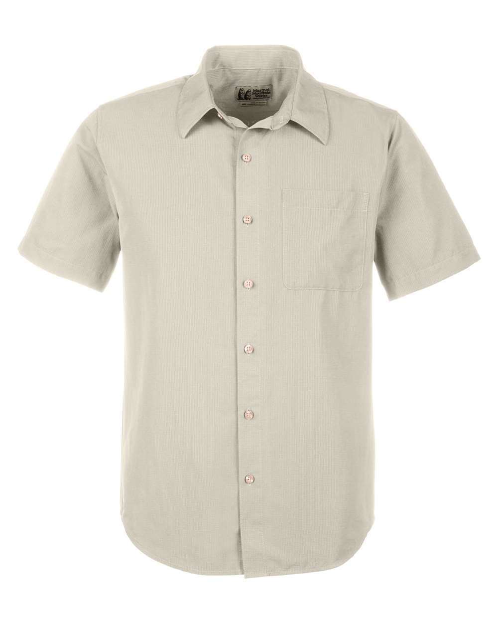 Front View of Sandbar Aerobora Short-Sleeve Woven - M14116