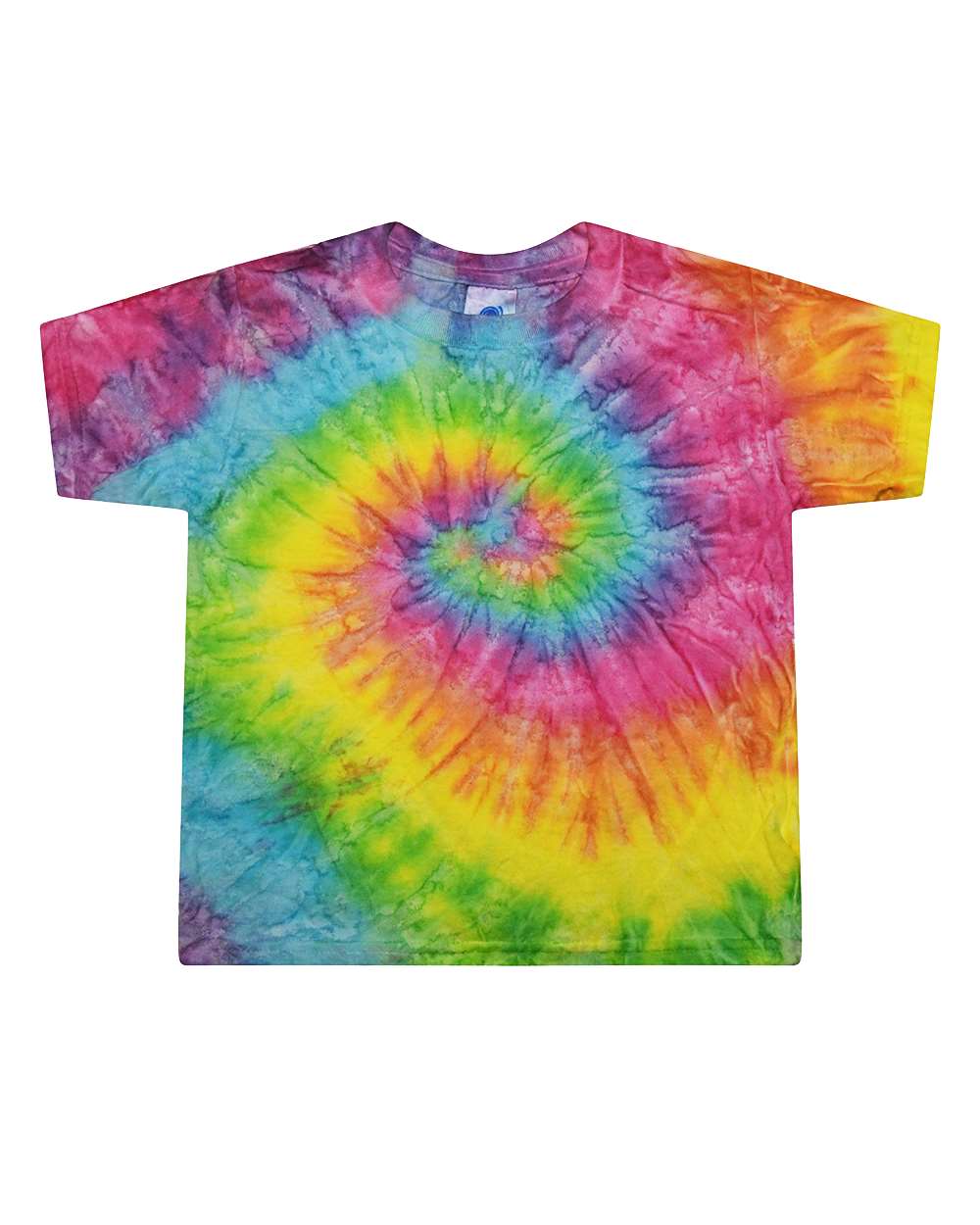 Front View of Saturn Toddler Tie-Dyed T-Shirt - 1160