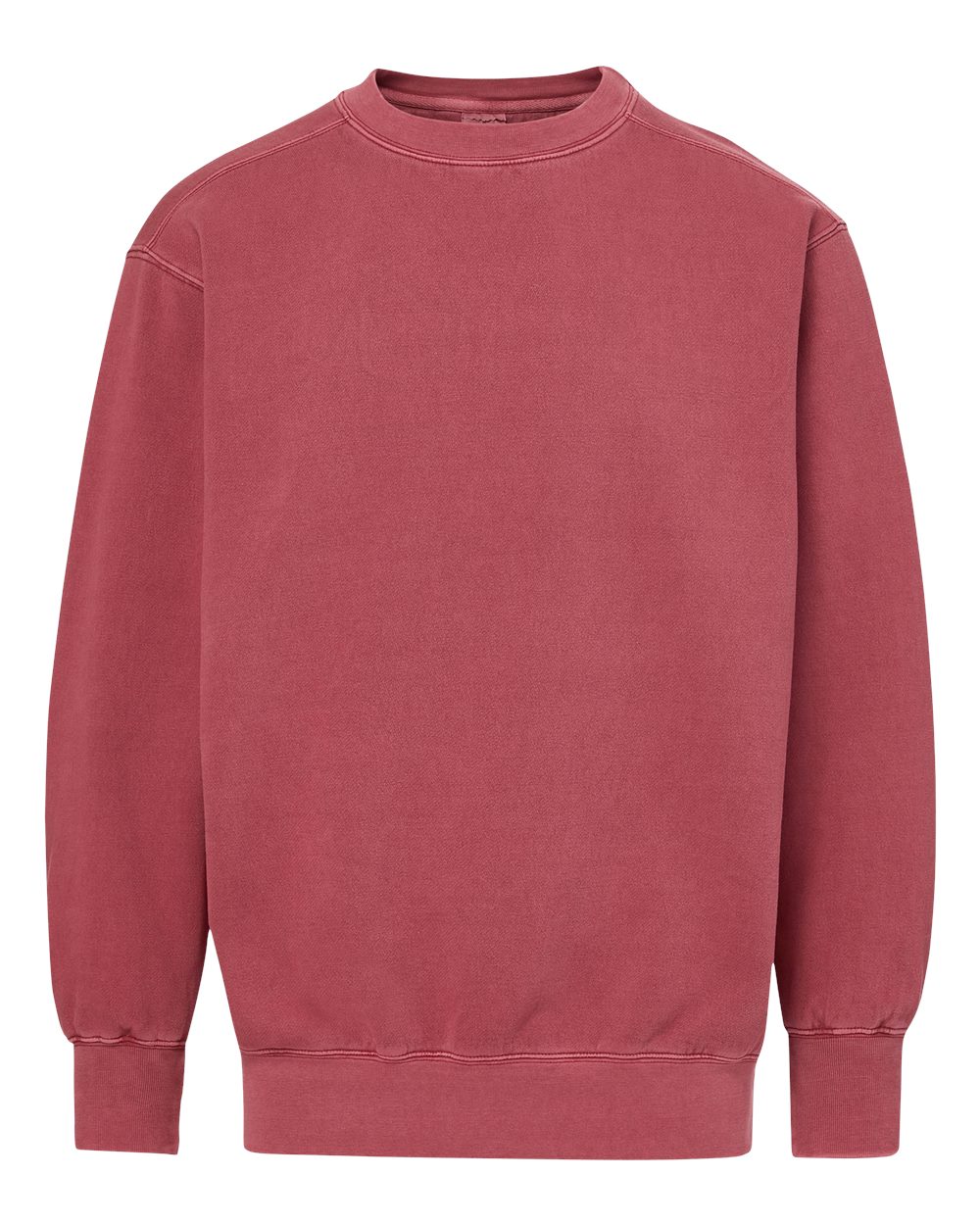 Front View of Scarlet Men&#39;s Coastal Color™ Crewneck Sweatshirt - 23142