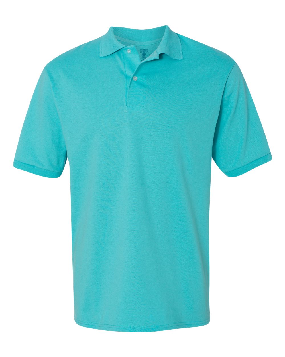 Front View of Scuba Blue SpotShield® 50/50 Polo - 437MSR