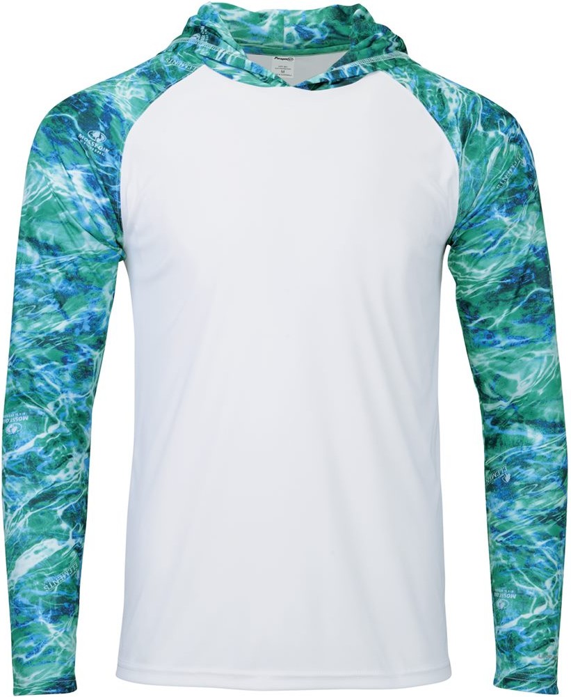 Seafoam Biloxi Performance Colorblocked Hoodie - 241