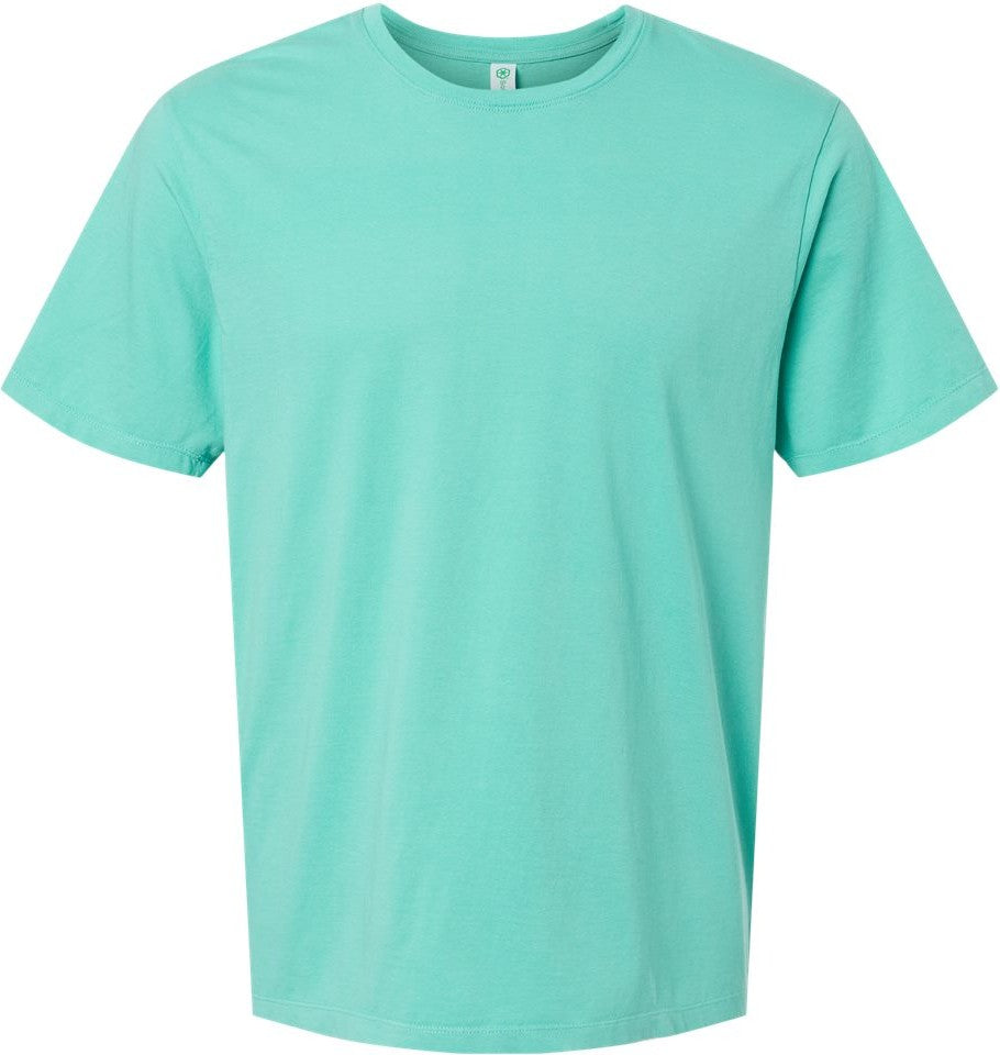 Front View of Seafoam Organic T-Shirt - 400