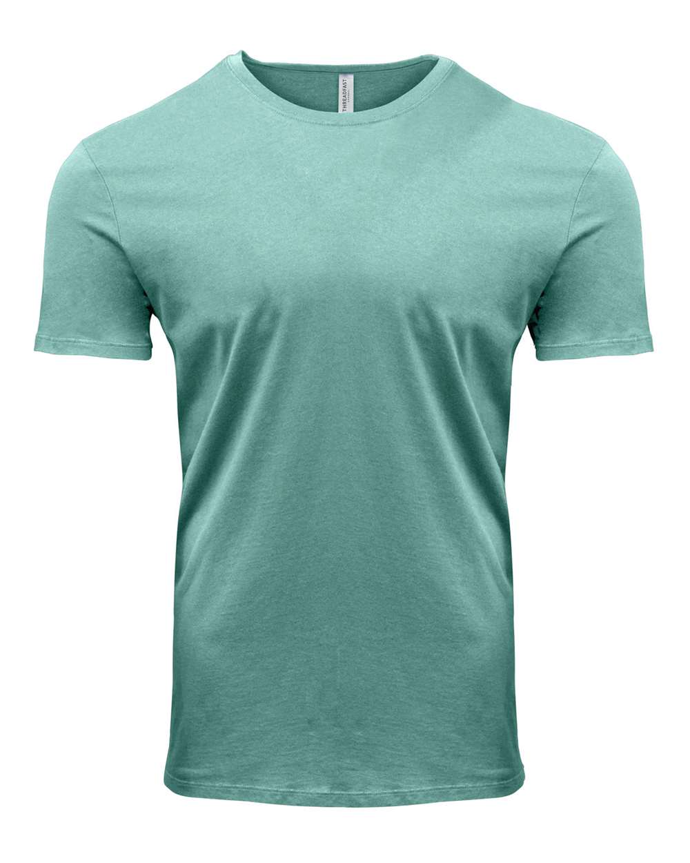 Front View of Seafoam Pigment Dye T-Shirt - 130A