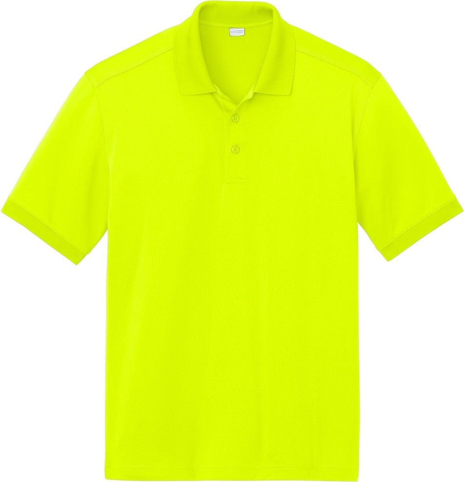 Front View of SftyYellow CornerStone Workwear Pro Polo CS450