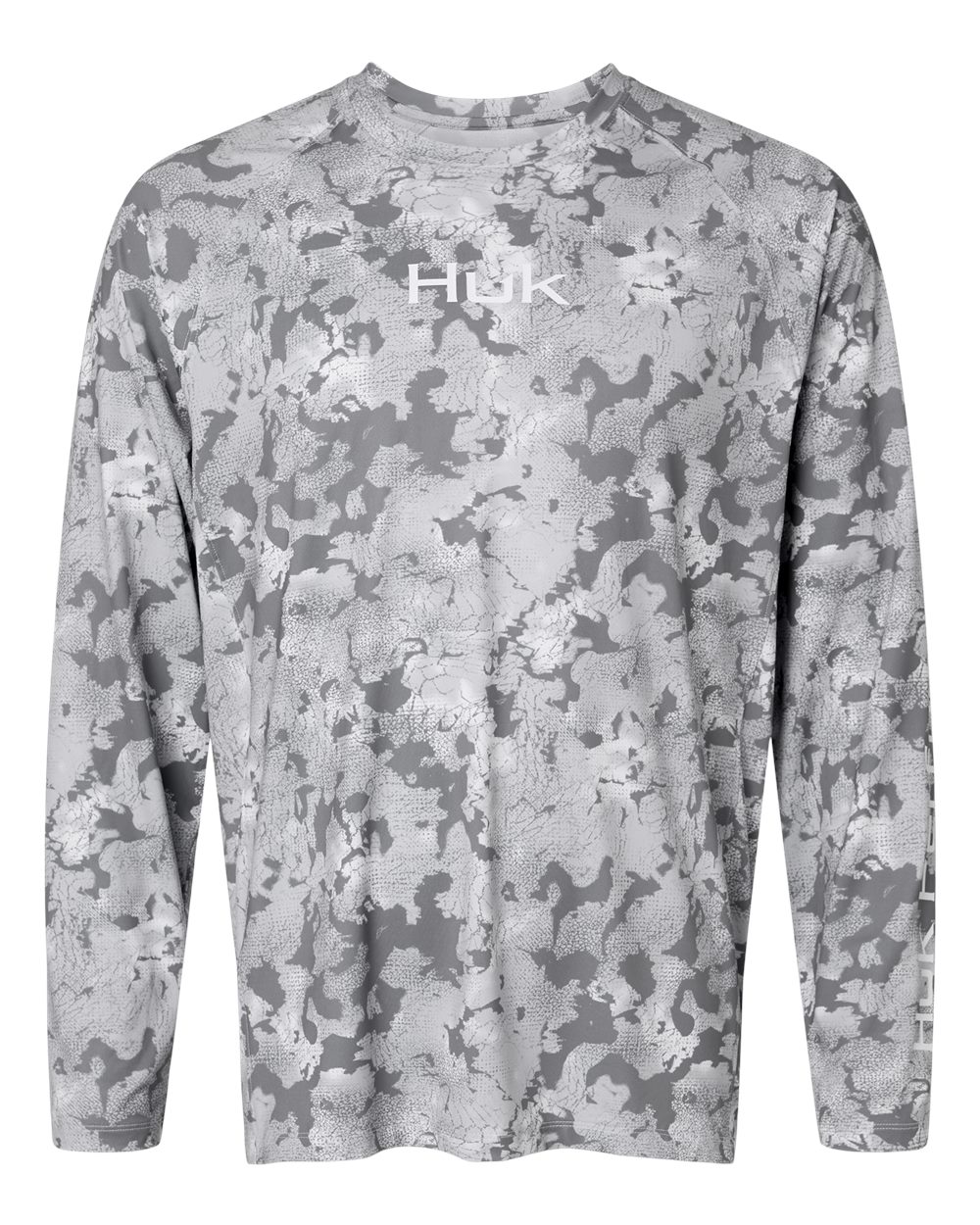 Front View of Sharkskin Men's Airweight KS Printed Crewneck Pullover - H1200718