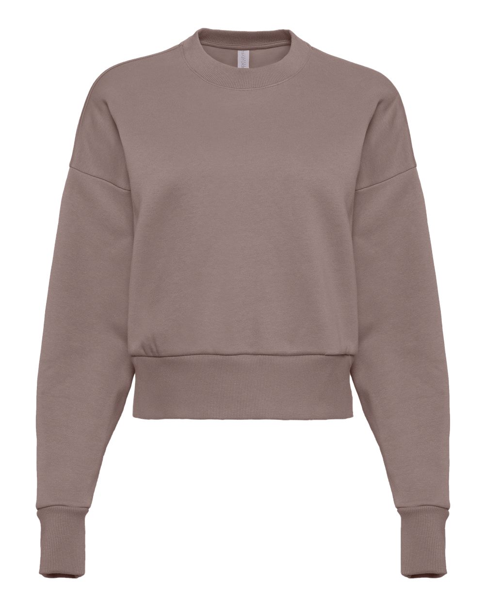 Front View of Shiitake Women's Heavyweight Crewneck Sweatshirt - 9087