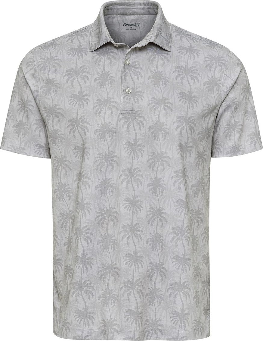 Front View of Silver Charleston Sublimated Polo - 154