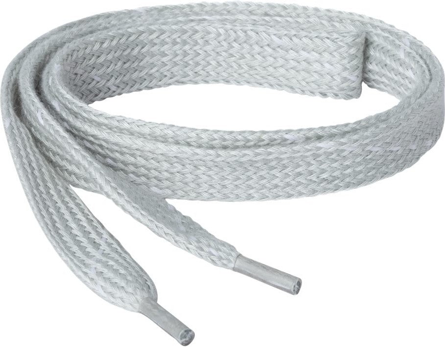 Front View of Silver Grey Custom-Color Laces - 8831