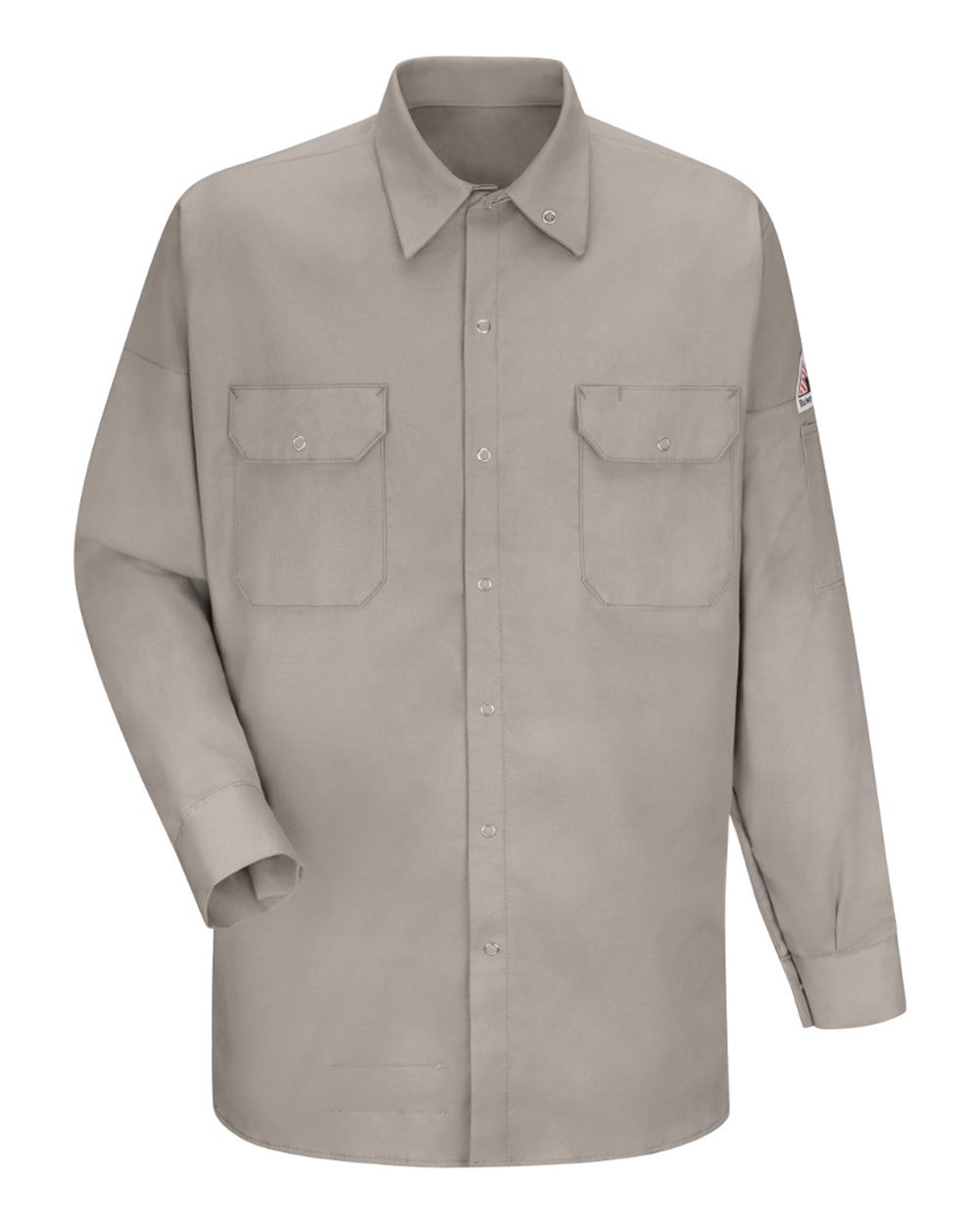 Silver Grey Welding Work Shirt - SWW2