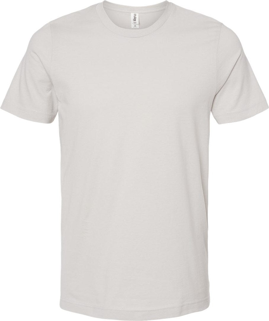 Front View of Silver Premium Cotton T-Shirt - 502