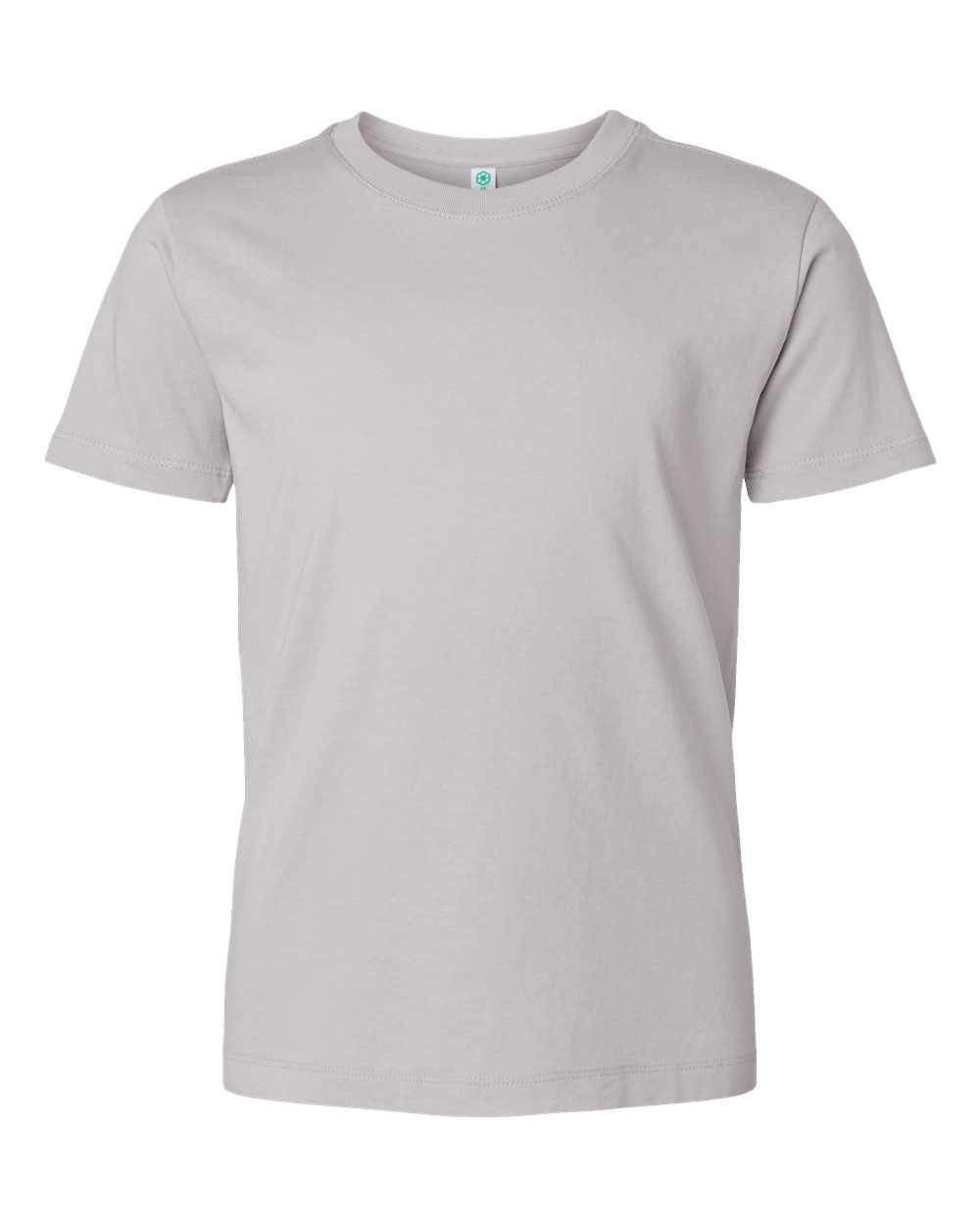 Front View of Silver Youth Classic T-Shirt - 202