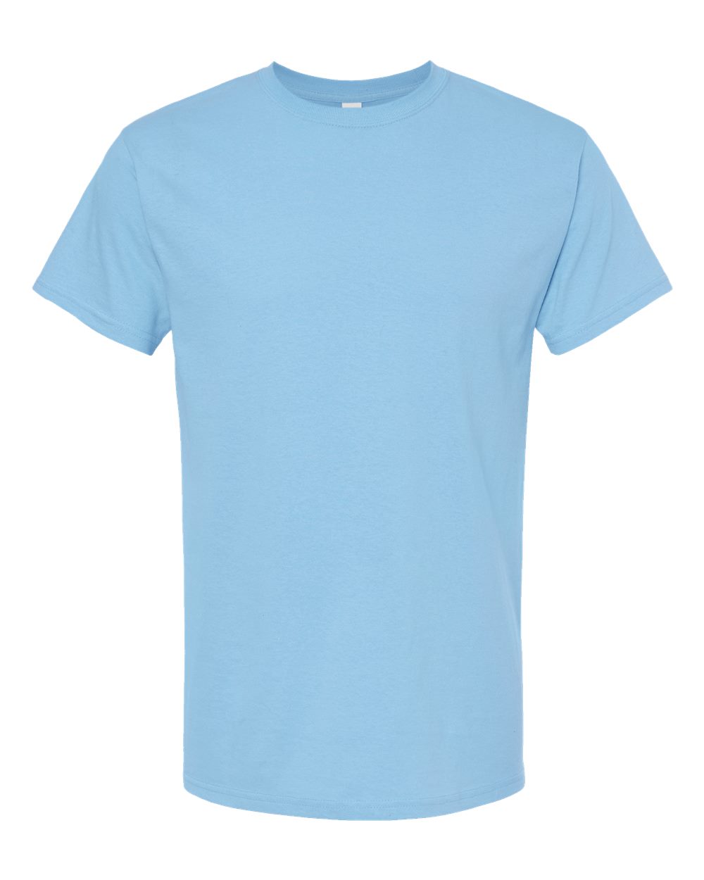 Front View of Sky Gold Soft Touch T-Shirt - 4800