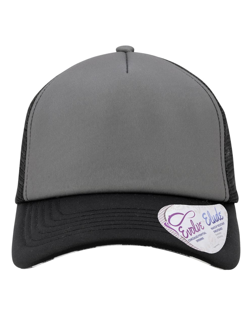 Slate/ Black/ Black/ Cow Women's Foam Trucker Cap - ROSIE