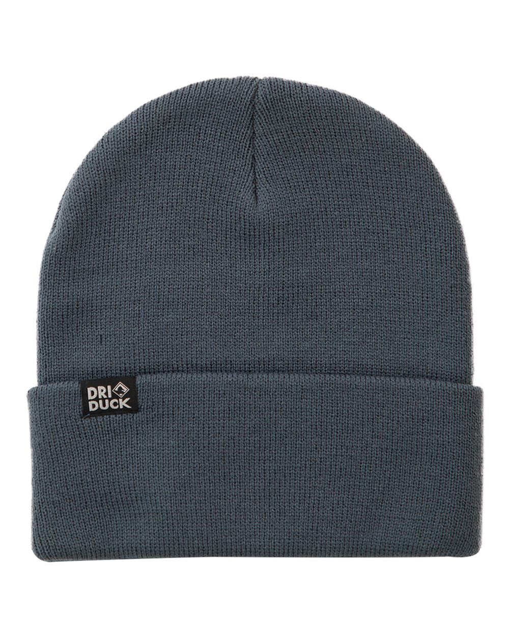 Front View of Slate Blue Coleman Cuffed Beanie - 3523