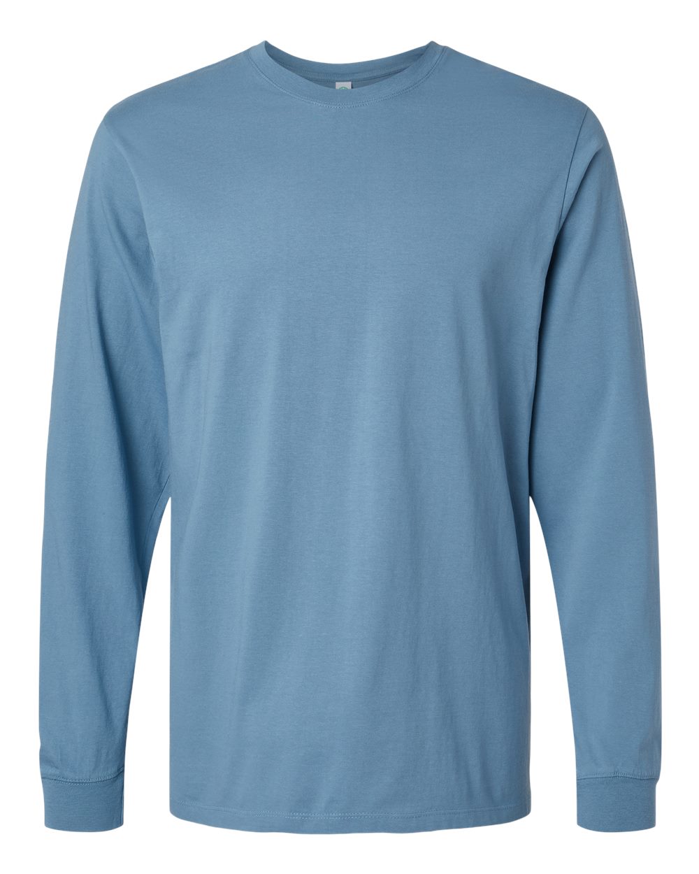 Front View of Slate Classic Long Sleeve T-Shirt - 220