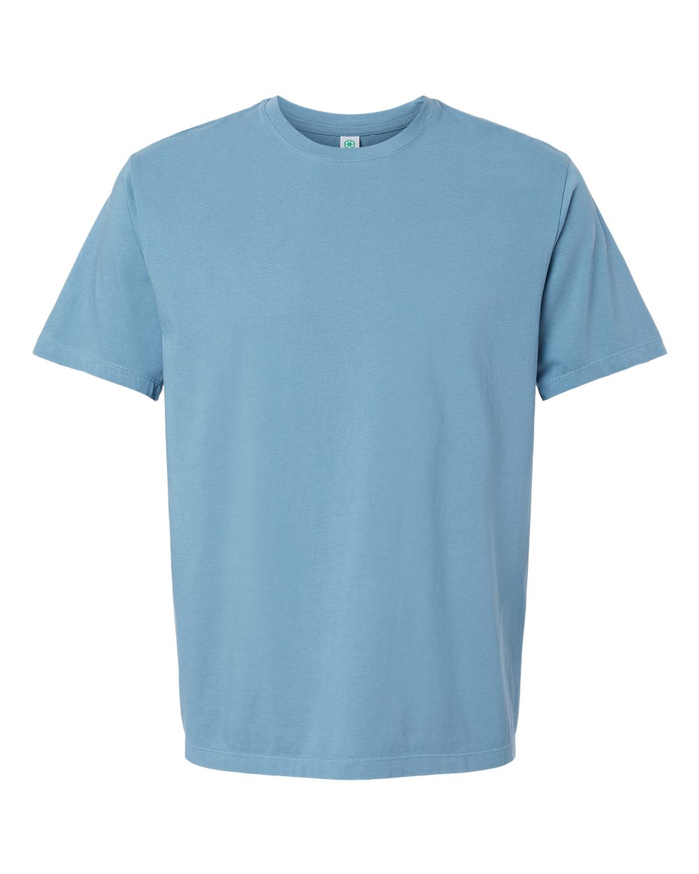 Front View of Slate Organic T-Shirt - 400