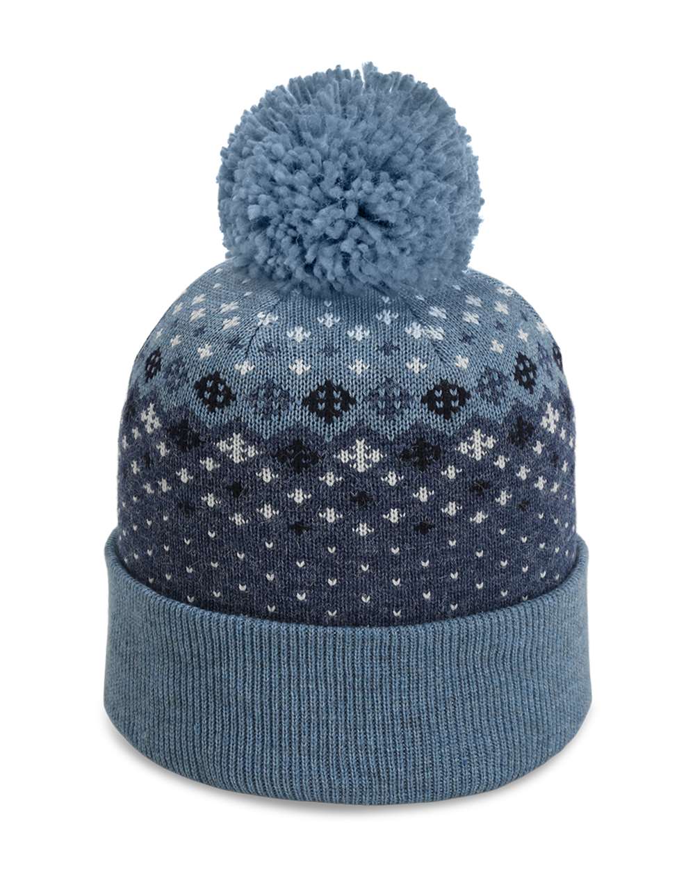 Front View of Slate The Baniff Cuffed Beanie - 6017