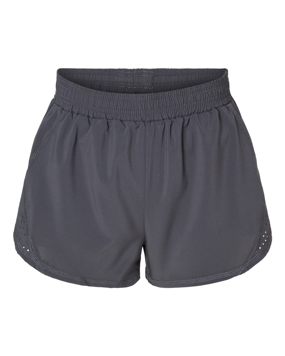 Front View of Slate Women's Olympia Shorts - BW6101
