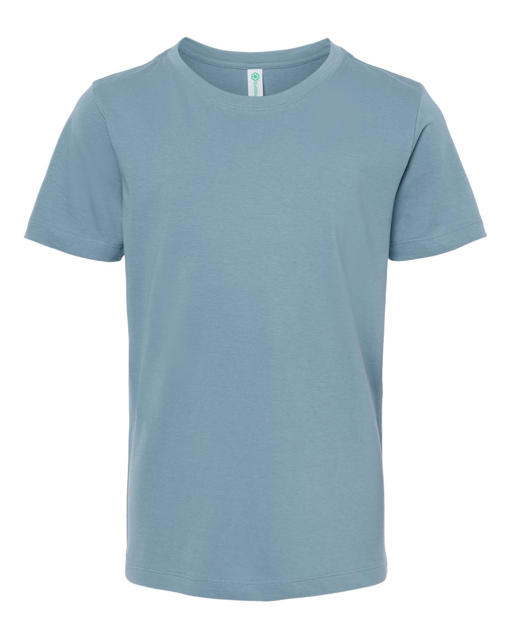 Front View of Slate Youth Organic T-Shirt - 402