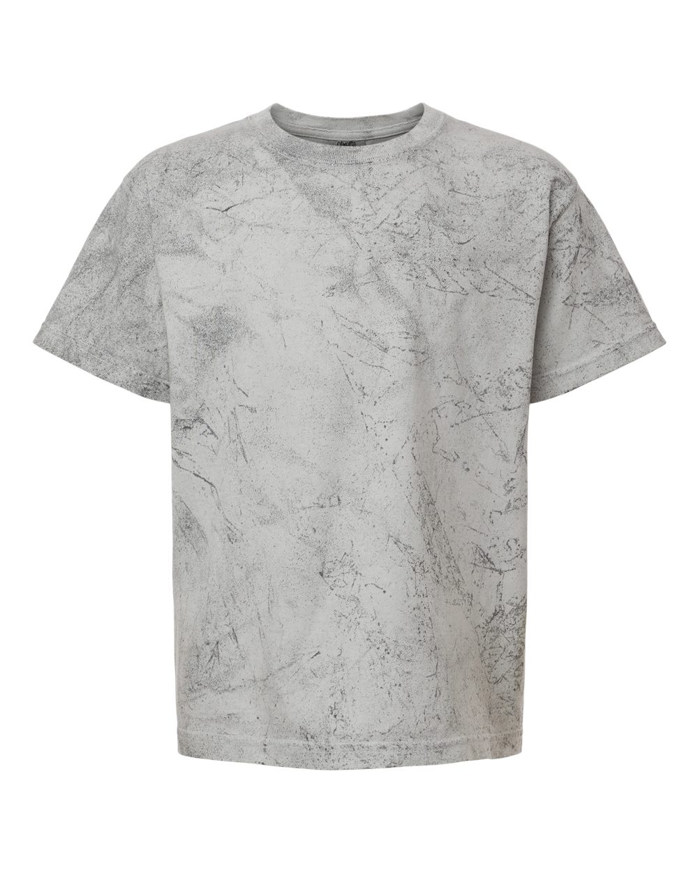 Front View of Smoke Colorblast™ Youth Heavyweight T-Shirt - 1745Y