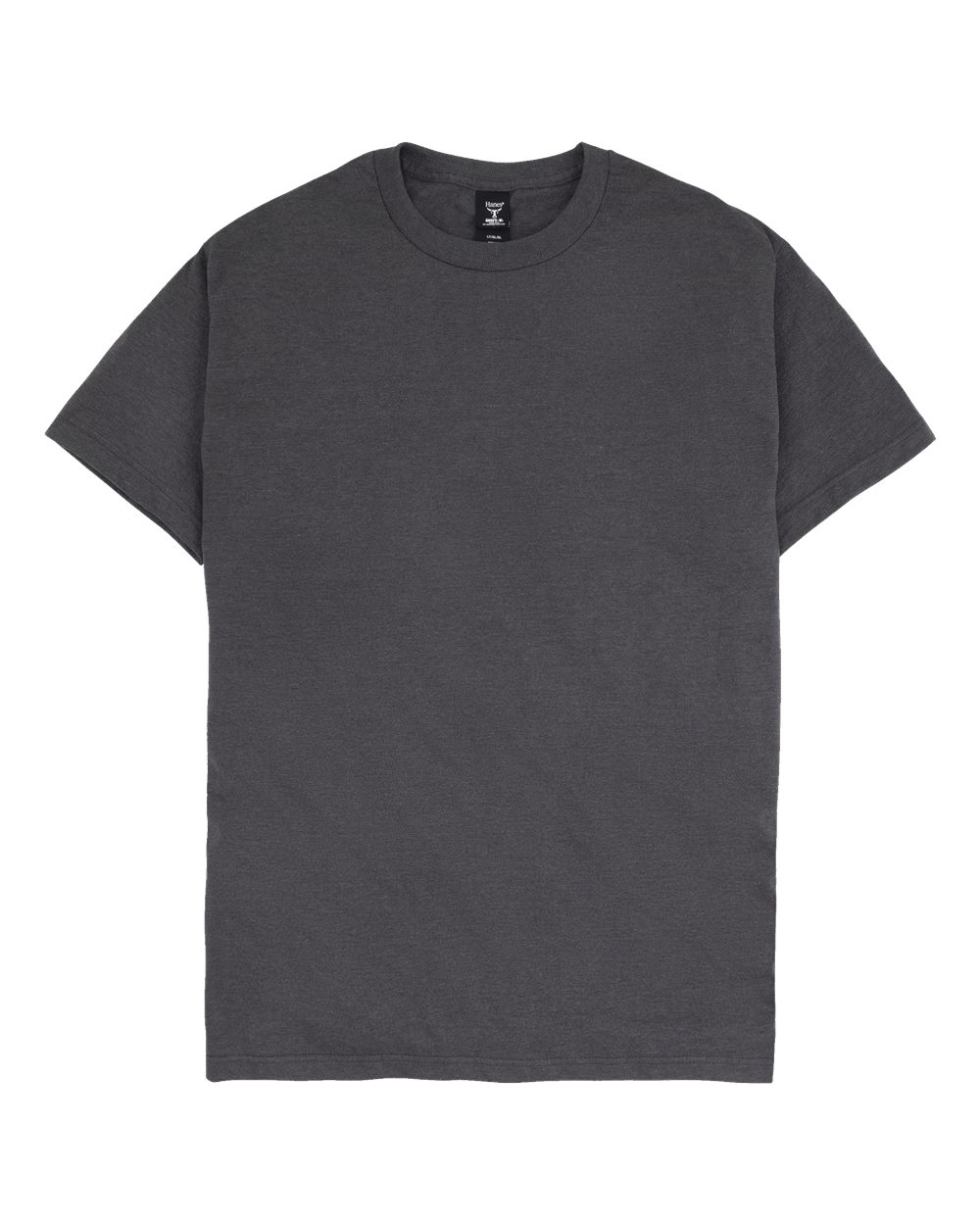 Front View of Smoke Grey Beefy-T® Tall T-Shirt - 518T