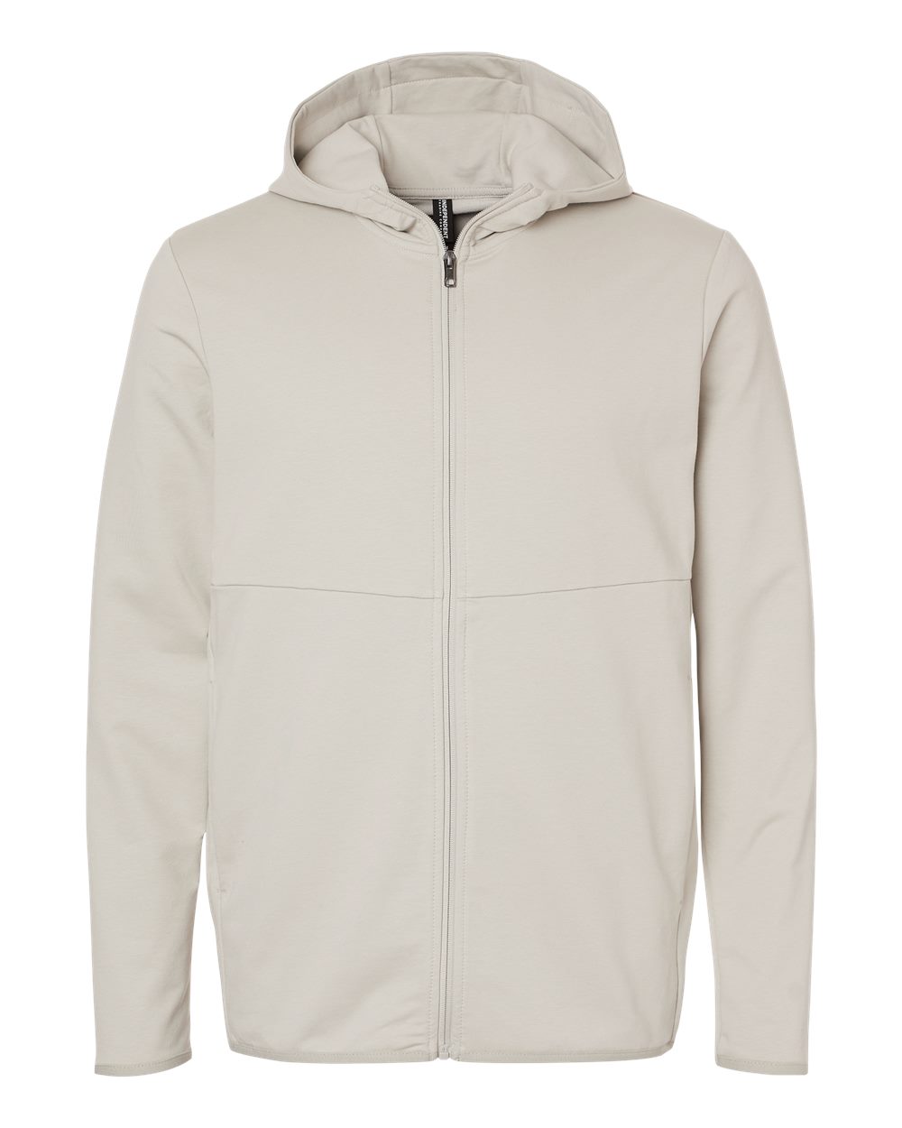 Front View of Smoke Perform Full-Zip Hooded Sweatshirt - EXP30PZ