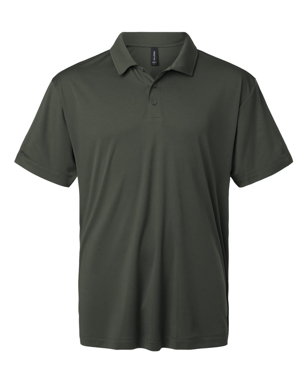 Front View of Smoke Pro-Lock Performance Polo - 41800