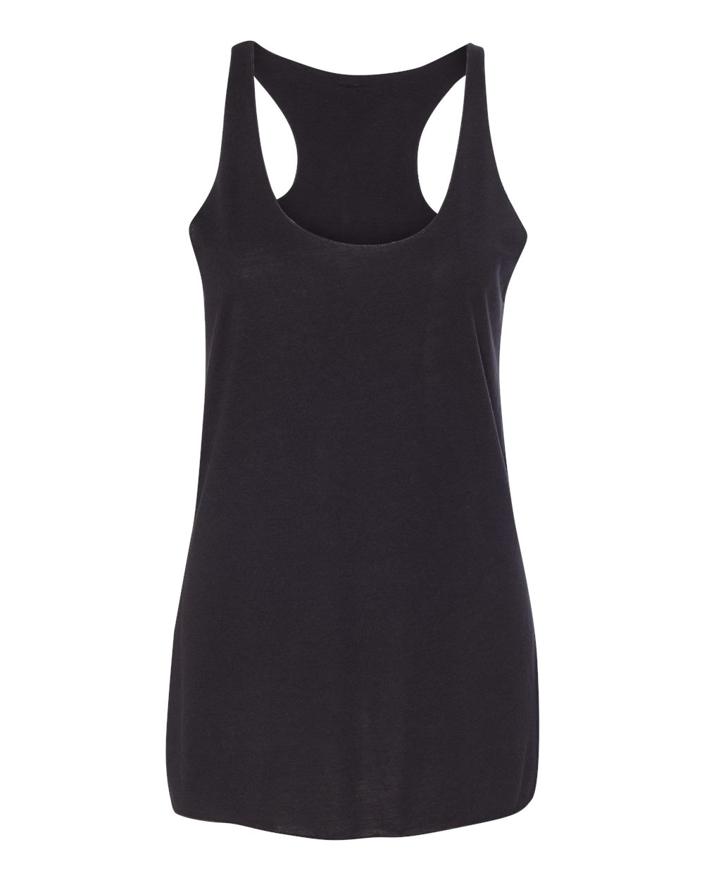 Solid Black Triblend Women's Triblend Racerback Tank - 8430