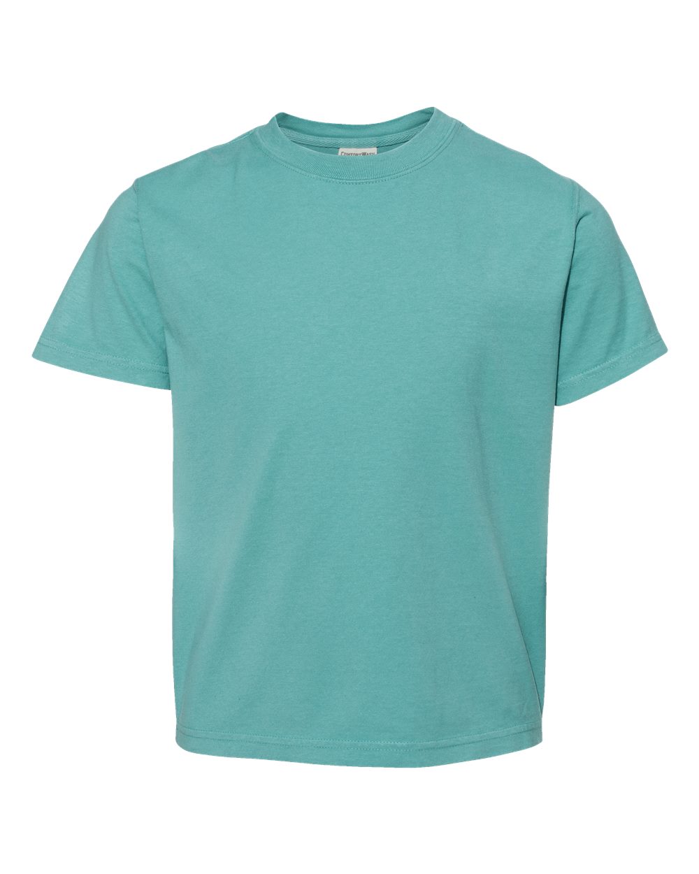 Front View of Spanish Moss Garment-Dyed Youth T-Shirt - GDH175