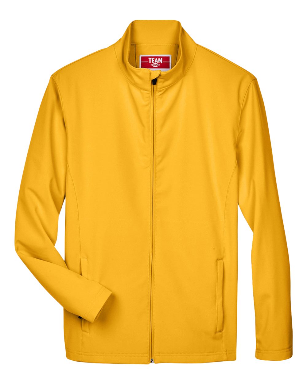 Front View of Sport Athletic Gold Men's Leader Soft Shell Jacket - TT80