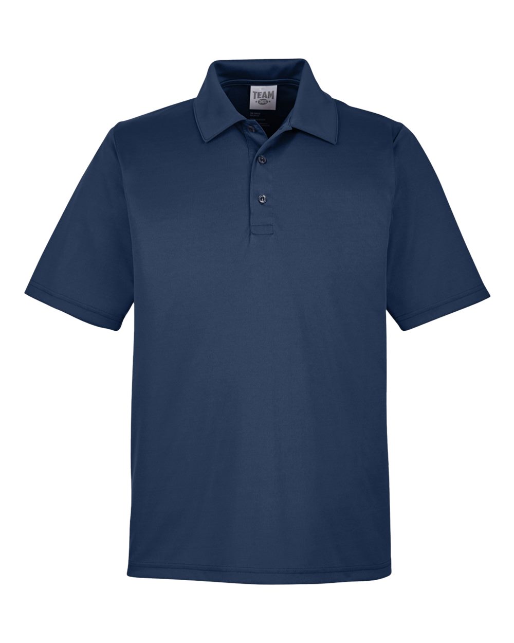 Front View of Sport Dark Navy Men's Zone Performance Polo - TT51