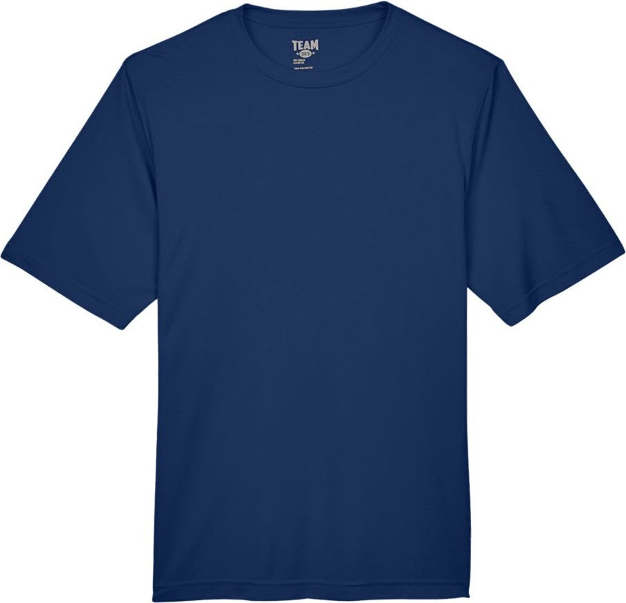 Front View of Sport Dark Navy Men's Zone Performance T-Shirt - TT11