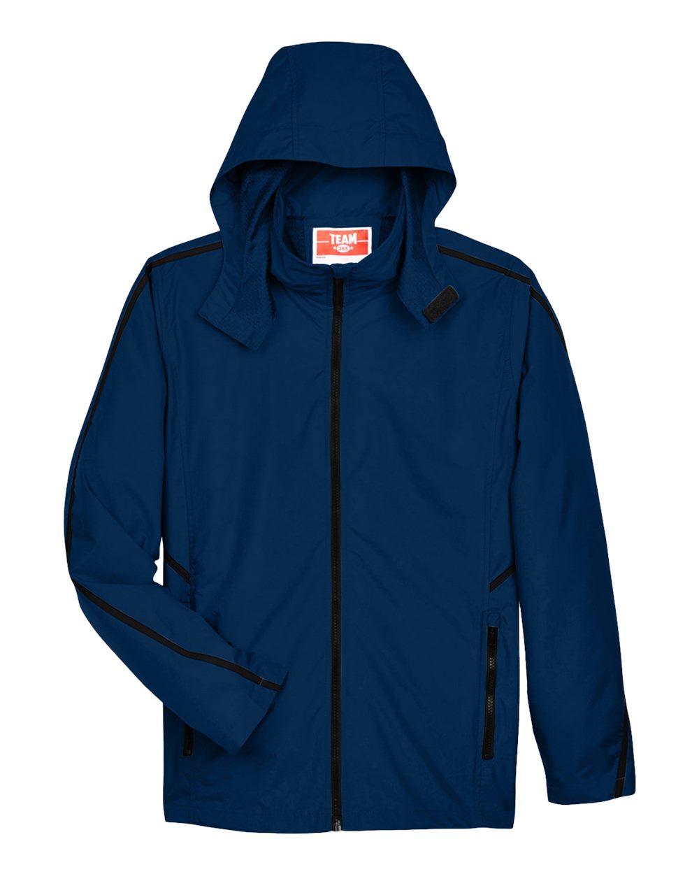 Front View of Sport Dark Navy Unisex Conquest Jacket with Mesh Lining - TT70