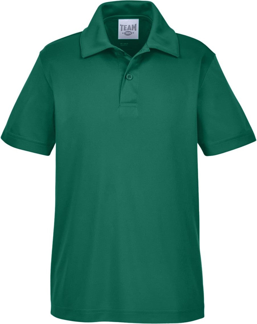 Front View of Sport Forest Youth Zone Performance Polo - TT51Y