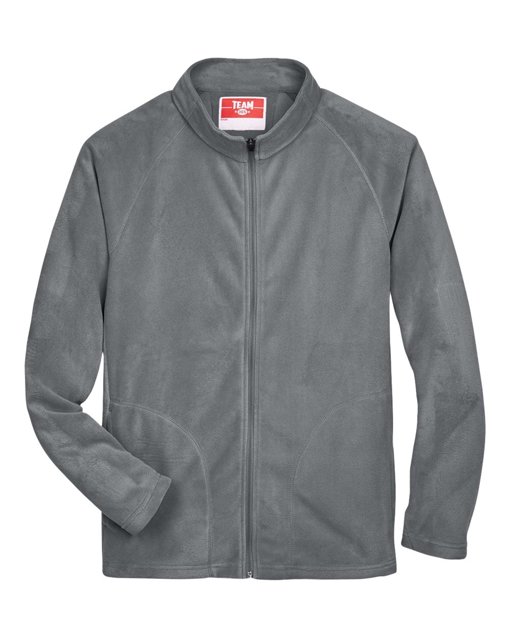 Front View of Sport Graphite Men's Campus Microfleece Jacket - TT90
