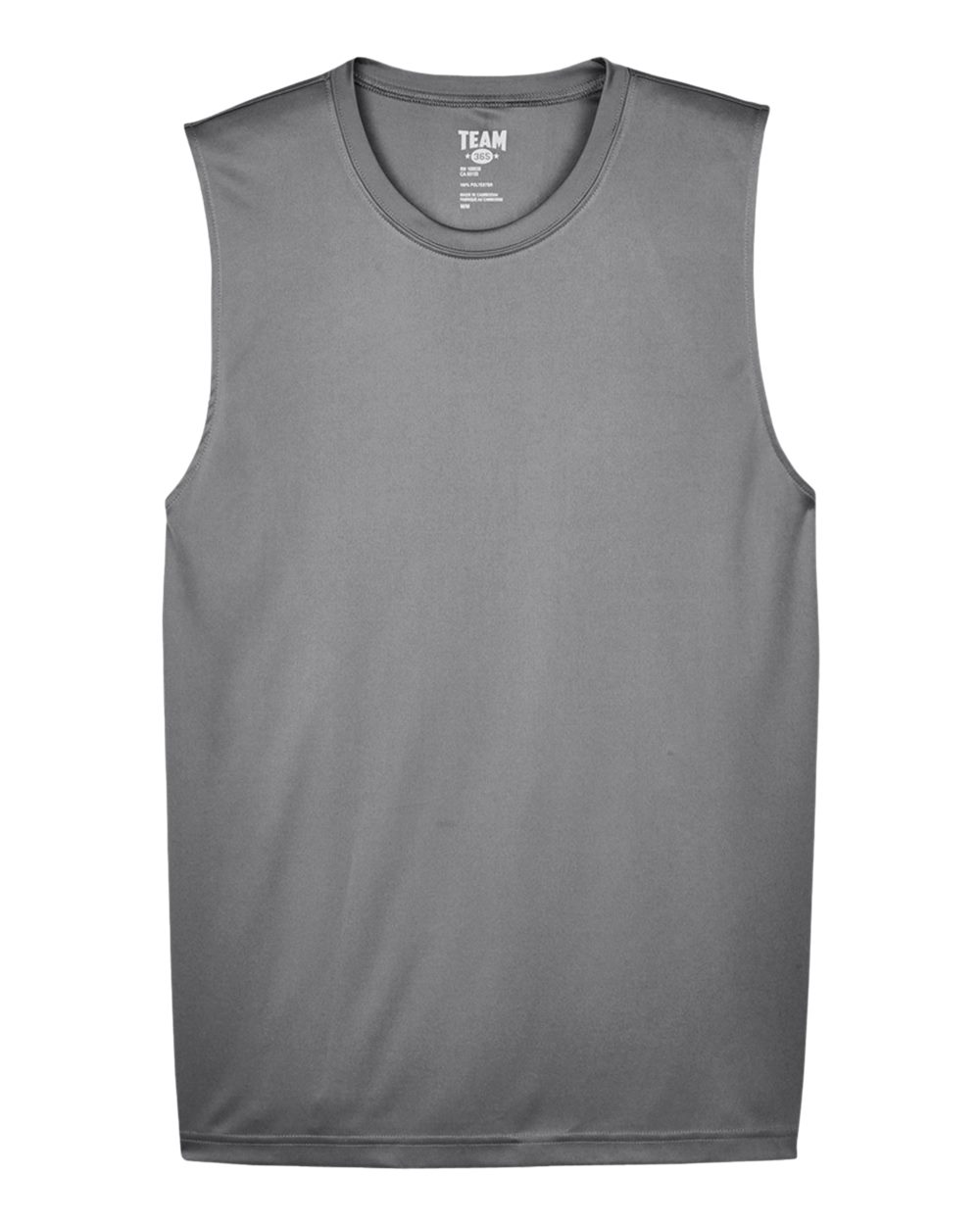 Front View of Sport Graphite Men's Zone Performance Muscle T-Shirt - TT11M