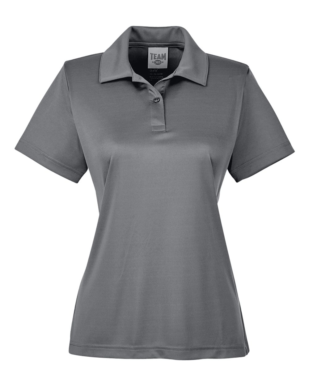 Front View of Sport Graphite Women's Zone Performance Polo - TT51W