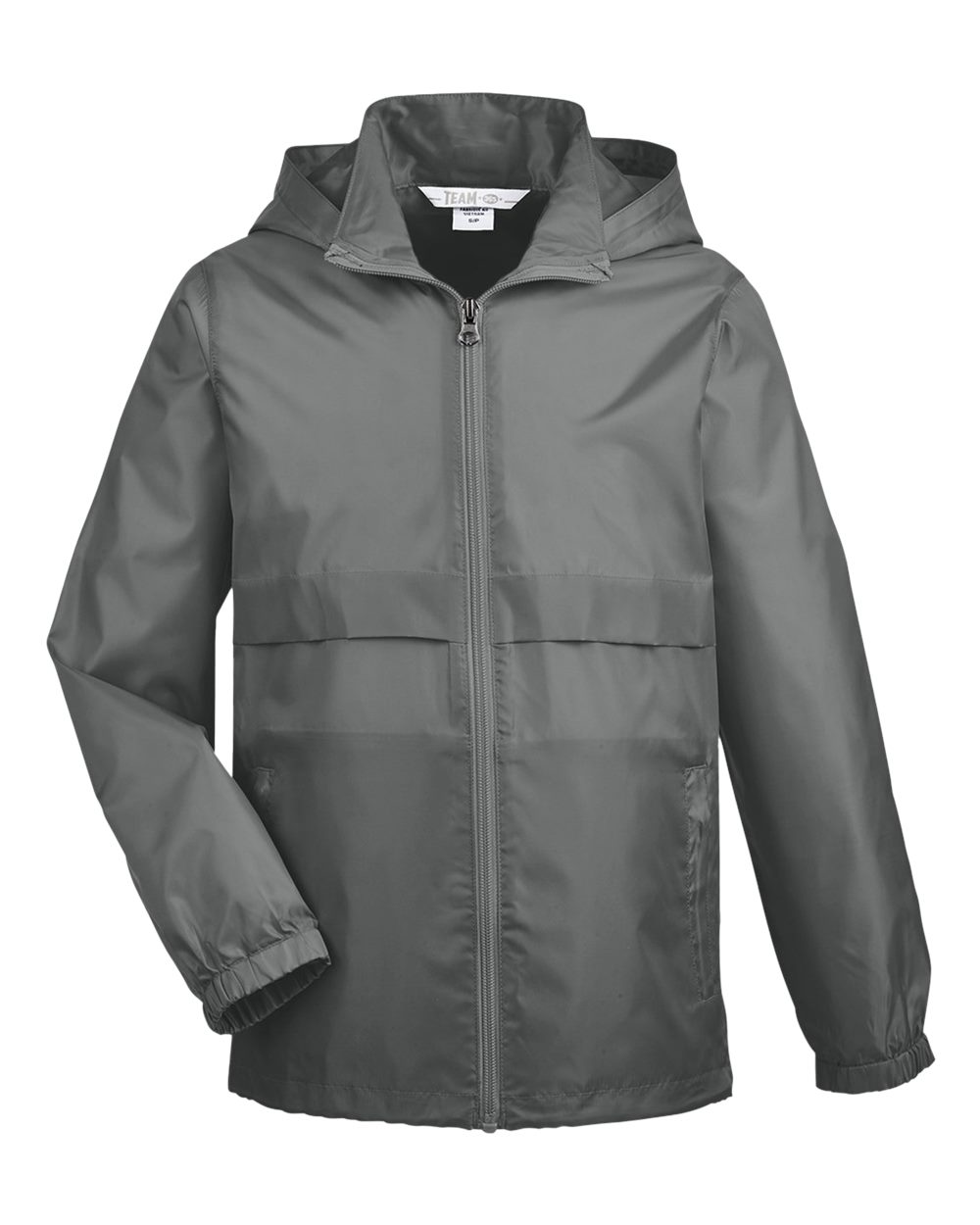 Front View of Sport Graphite Youth Zone Protect Lightweight Jacket - TT73Y