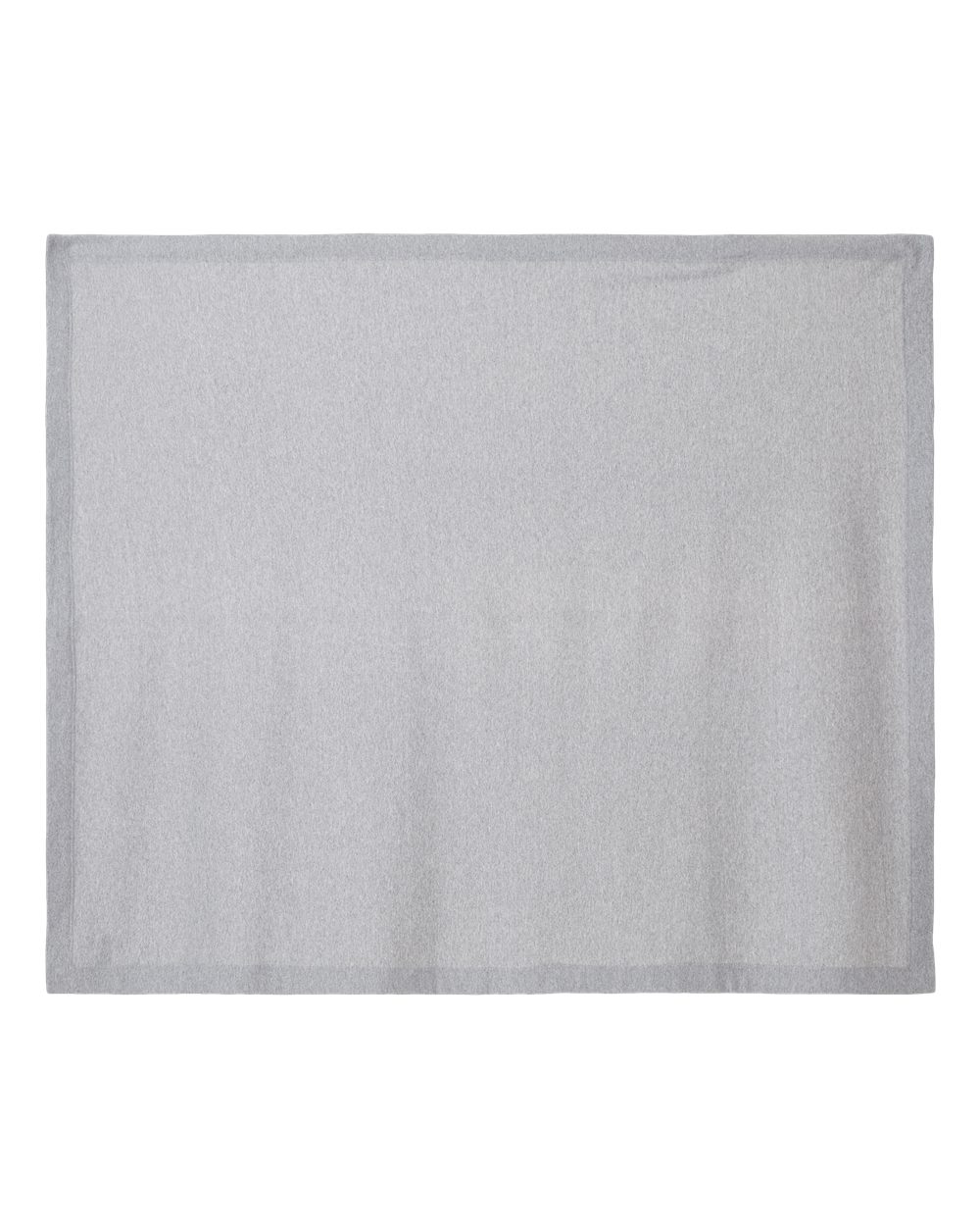 Front View of Sport Grey Heavy Blend Fleece Stadium Blanket - 18900