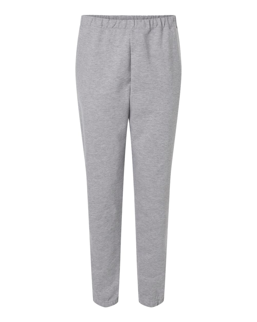 Front View of Sport Grey Softstyle® Midweight Pocket Sweatpants - SF100