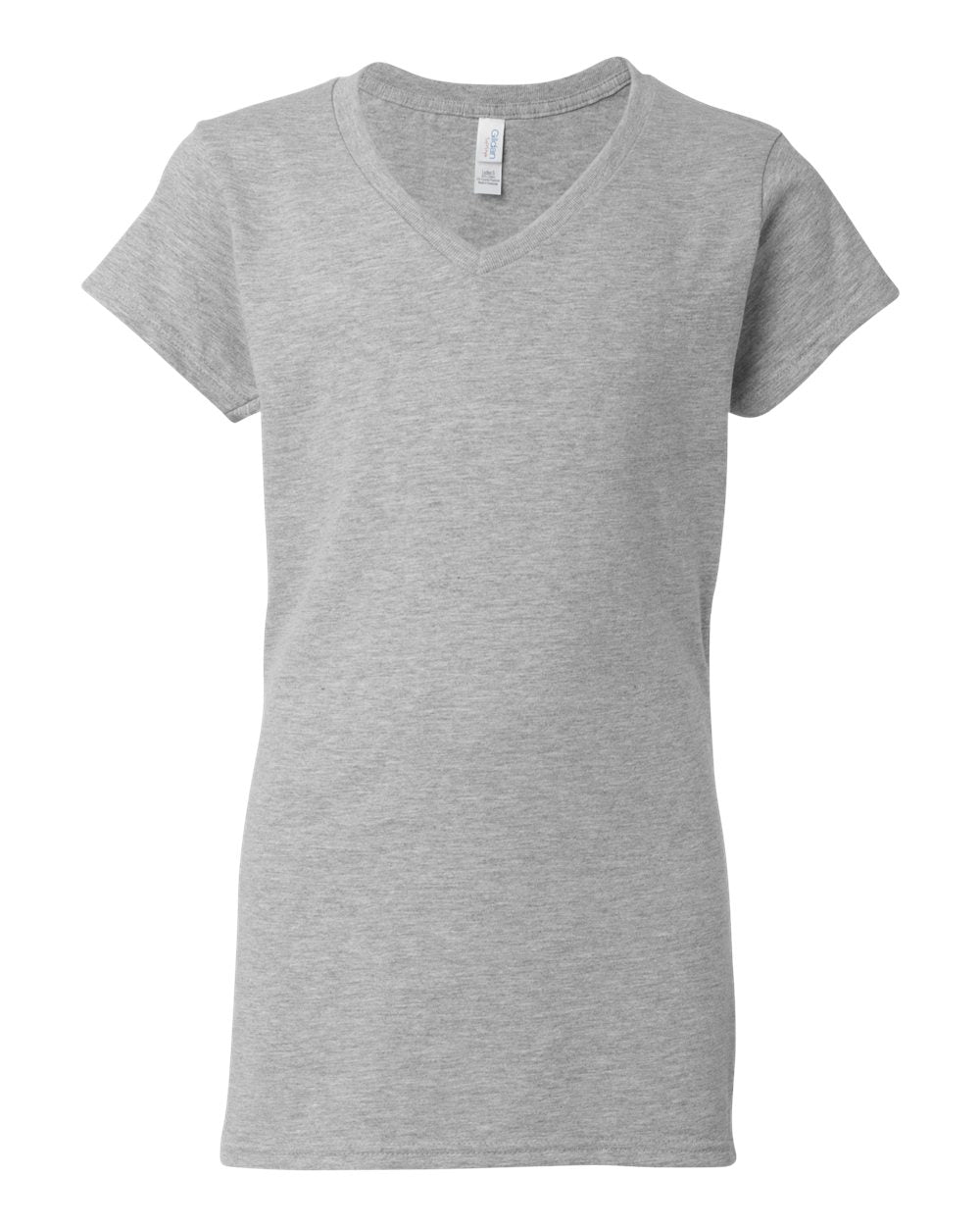 Sport Grey Softstyle® Women’s V-Neck T-Shirt - 64V00L