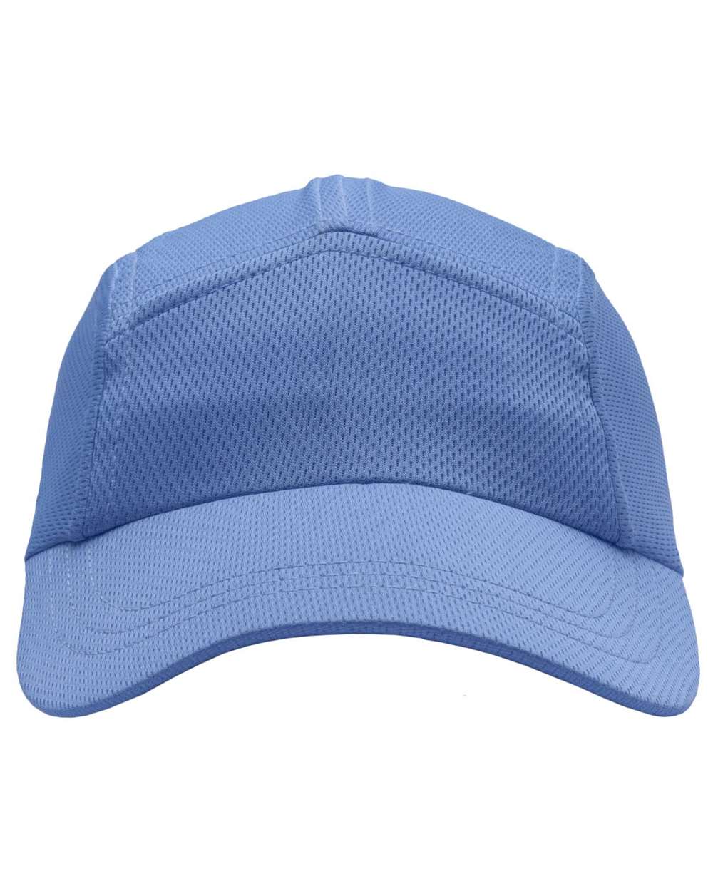 Front View of Sport Light Blue Race Cap - HDSW01