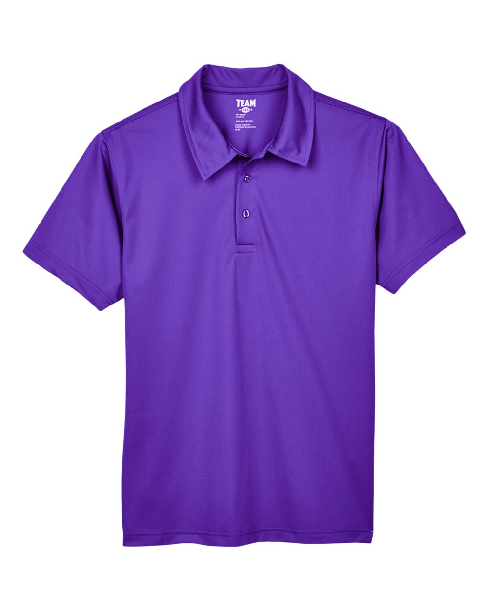 Front View of Sport Purple Men's Command Snag Protection Polo - TT21