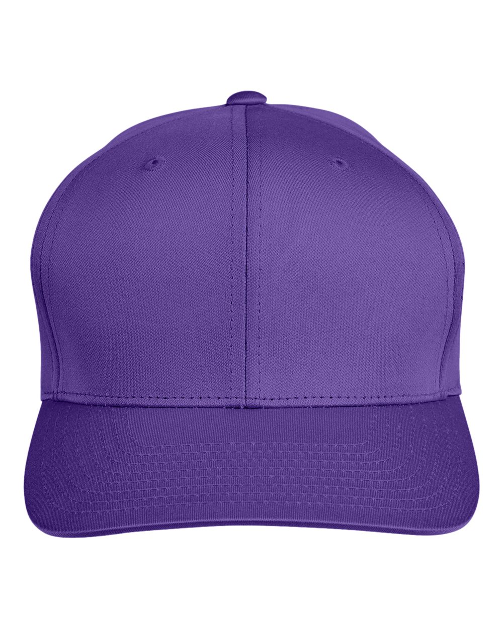 Front View of Sport Purple Yupoong® Zone Performance Cap - TT801