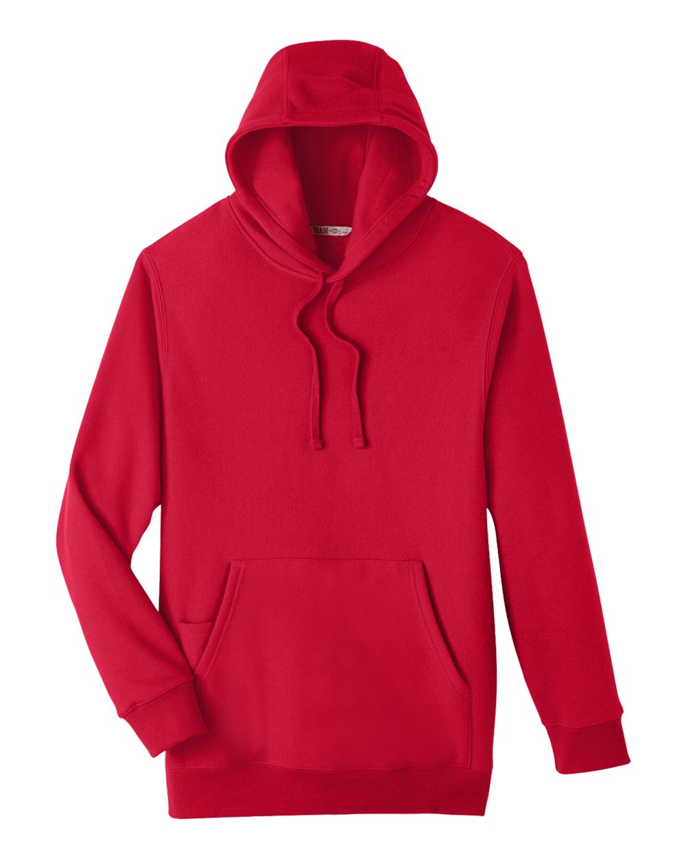 Front View of Sport Red Unisex Zone HydroSport™ Heavyweight Pullover Hooded Sweatshirt - TT96