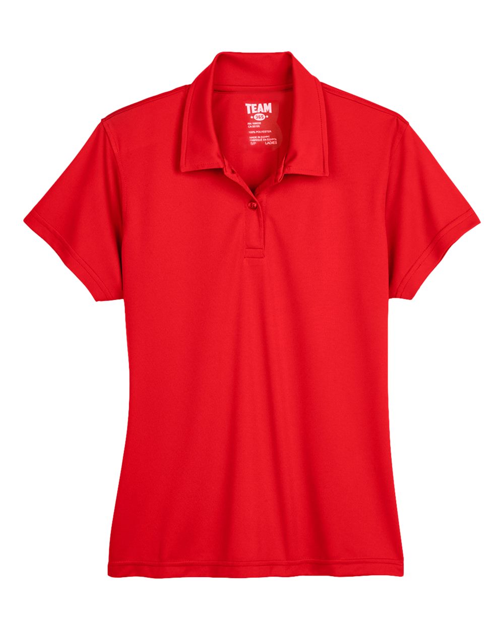 Front View of Sport Red Women's Command Snag Protection Polo - TT21W