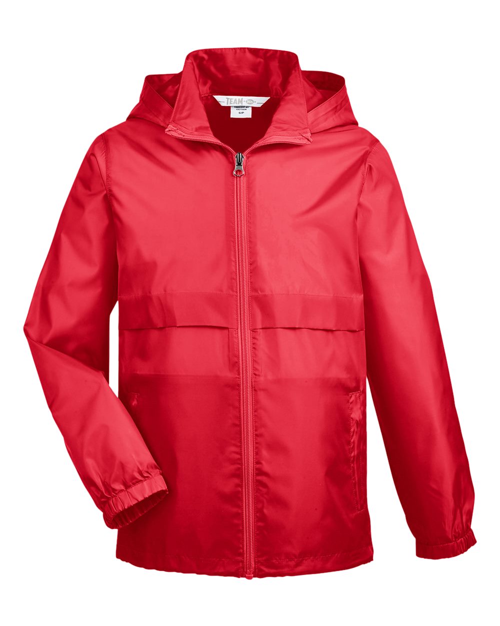 Front View of Sport Red Youth Zone Protect Lightweight Jacket - TT73Y