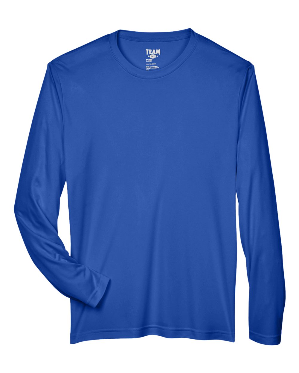Front View of Sport Royal Men's Zone Performance Long Sleeve T-Shirt - TT11L